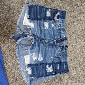 High waisted festival shortie